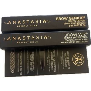 NIB Anastasia Beverly Hills Brow Genius & Brow Wiz Set Skinny Brow Pencil Sealed